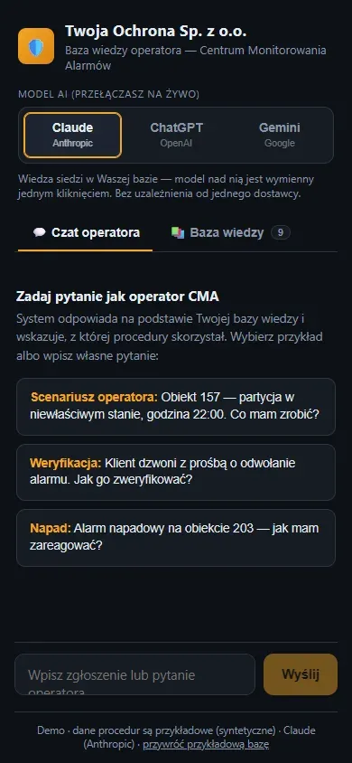Baza wiedzy na telefonie